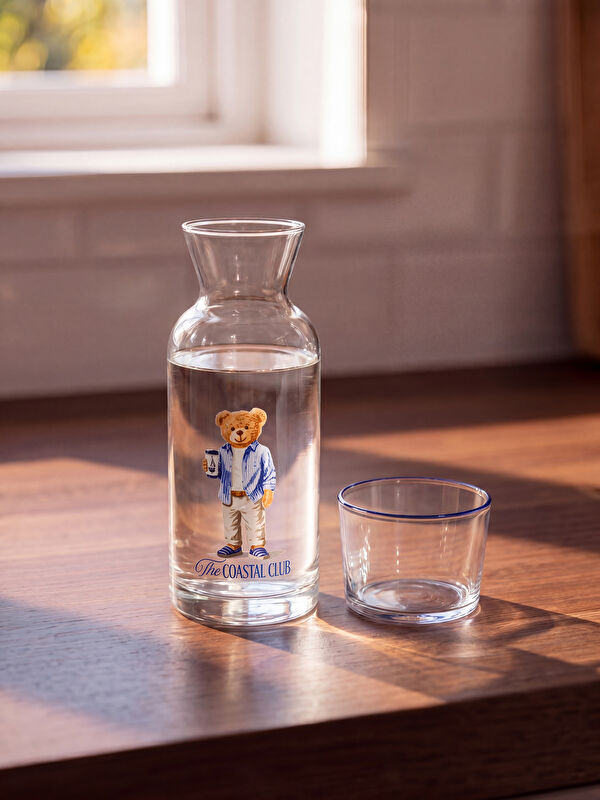 LCW HOME Ayı Teddy Baskılı Cam Sürahi 700 ml