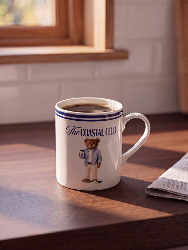 LCW HOME Ayı Teddy Baskılı Porselen Kupa
