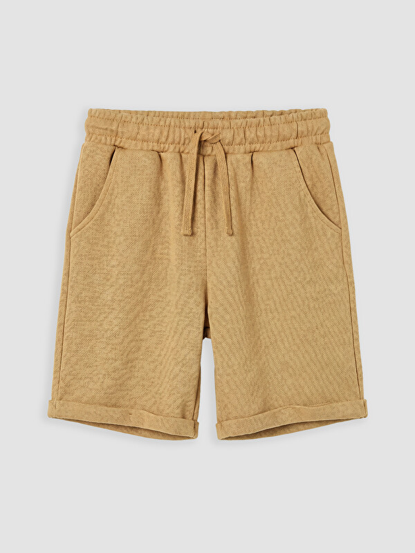 LCW Kids Beli Bağcıklı Erkek Çocuk Şort