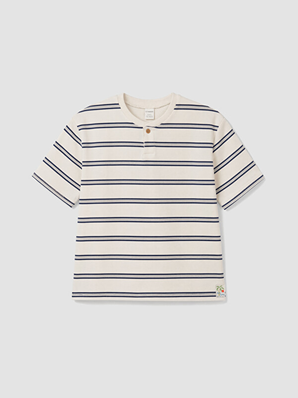 LCW Kids Striped Boys' T-Shirt