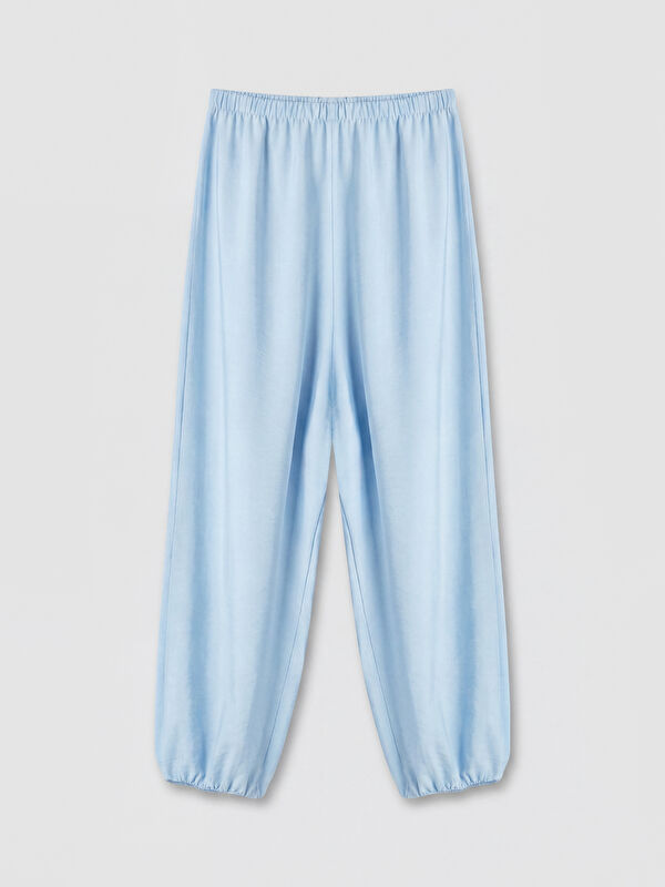 LCW Kids Beli Lastikli Kız Çocuk Jogger Pantolon