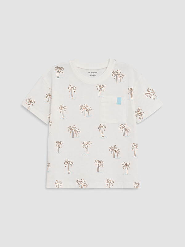 LCW Kids Crew Neck Printed Boys' T-Shirt
