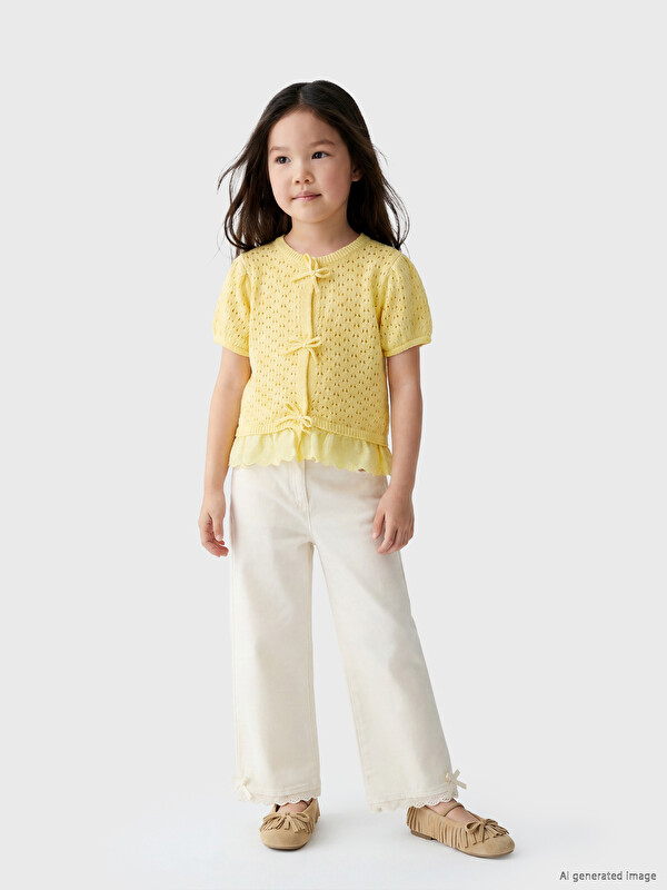 LCW Kids Standart Kalıp Kız Çocuk Pantolon