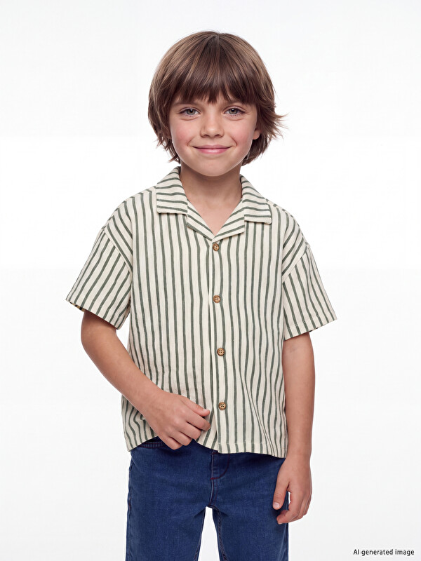 LCW Kids Striped Boys' Shirt