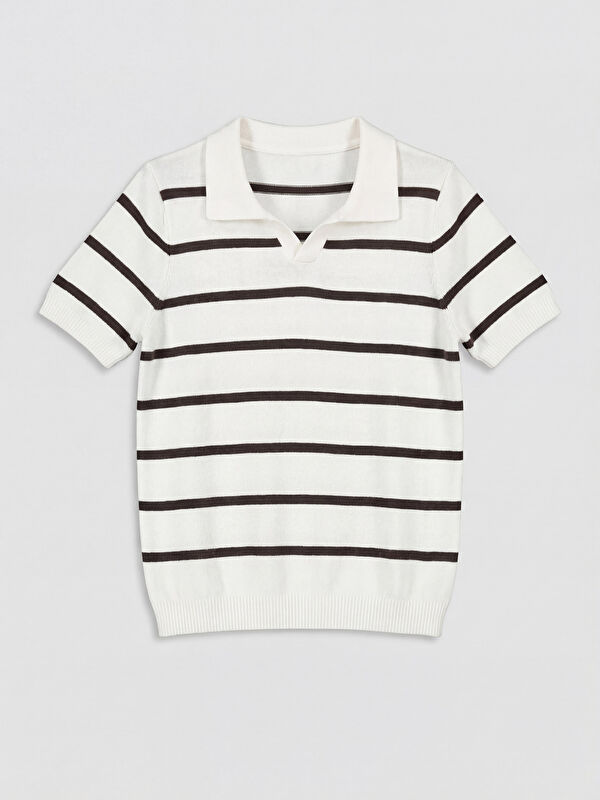LCW Kids Polo Yaka Erkek Çocuk Triko Kazak