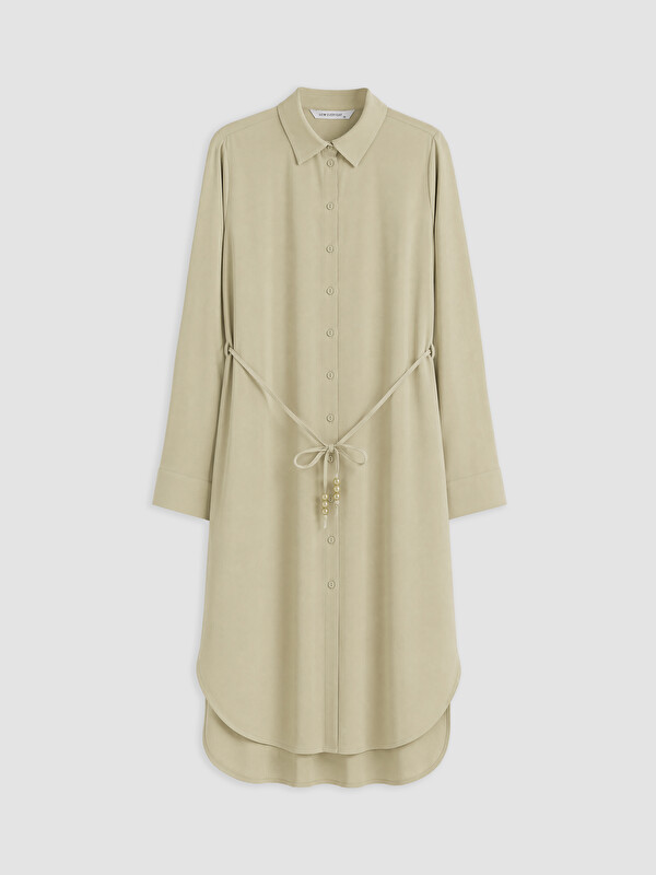 LCW EVERYDAY Oversize Modal Blend Women's Shirt Tunic