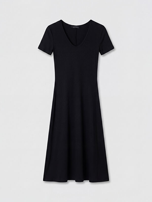 LCW Vision V Yaka Bodycon Elbise