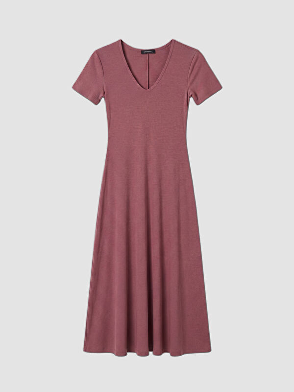 LCW Vision V Yaka Bodycon Elbise