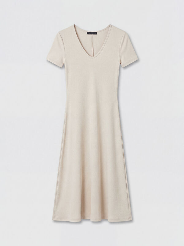LCW Vision V Yaka Bodycon Elbise