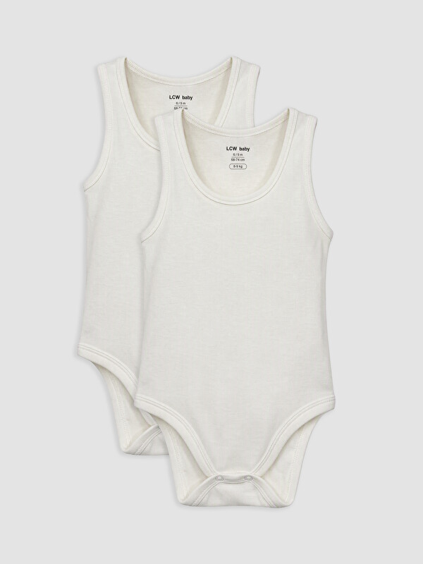 LCW baby Baby Girl White Bodysuit