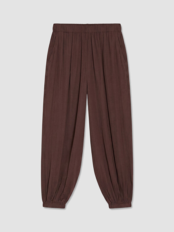 LCWAIKIKI Classic Beli Lastikli Kadın Jogger Pantolon