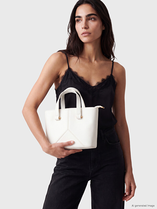 LCW ACCESSORIES Deri Görünümlü Kadın Omuz Çantası