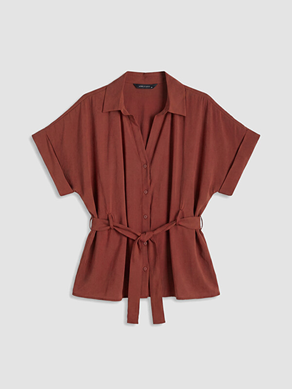 LCWAIKIKI Classic Oversize Modal Karışımlı Kadın Gömlek