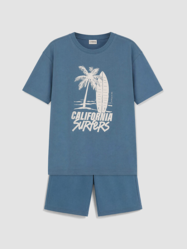 LCW Kids Printed Boys' Shorts Set
