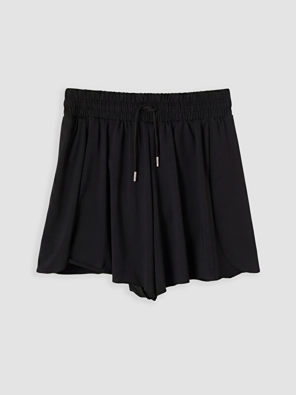 XSIDE Beli Lastikli Geniş Paça Kadın Şort