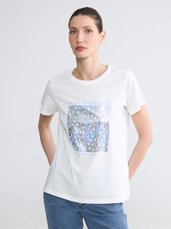 LCW EVERYDAY Woman White T-Shirt