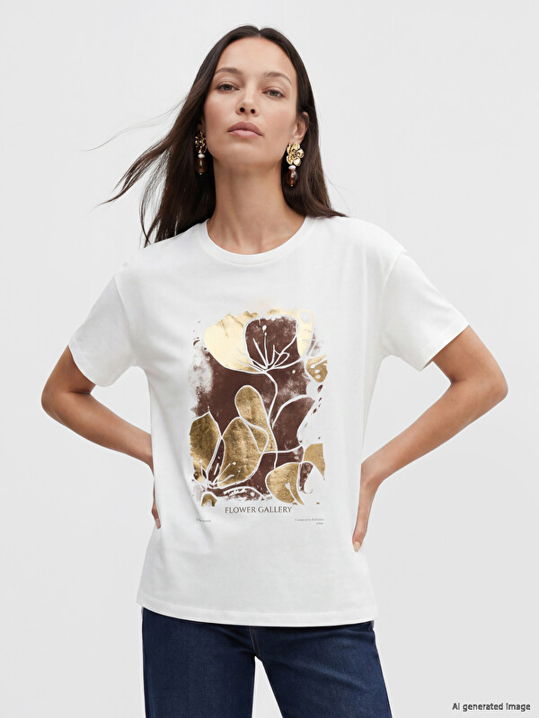 LCW EVERYDAY Woman White T-Shirt