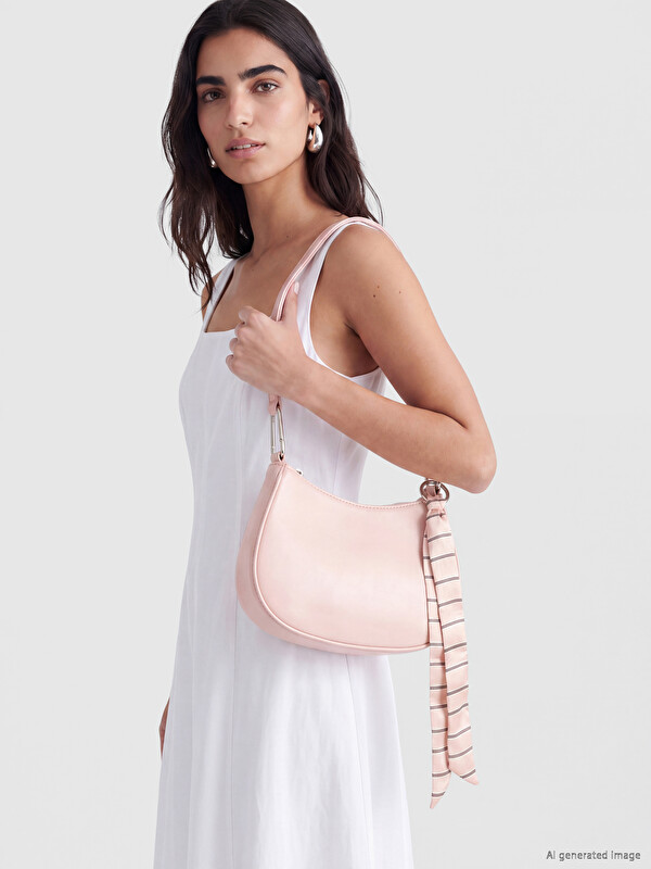 LCW ACCESSORIES شنطة كتف نسائية من جلد صناعي
