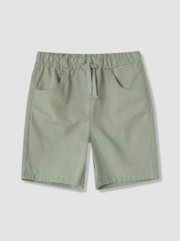 LCW Kids Shorts en popeline à taille élastiquée pour garçons