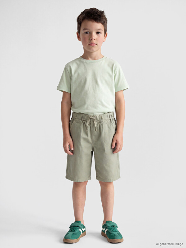 LCW Kids Elastic Waist Boys' Shorts