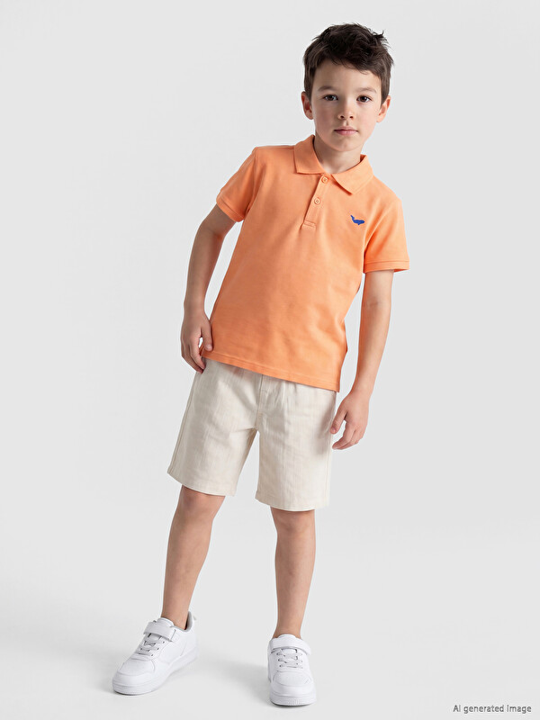 LCW Kids Shorts en gabardine garçon coupe regular