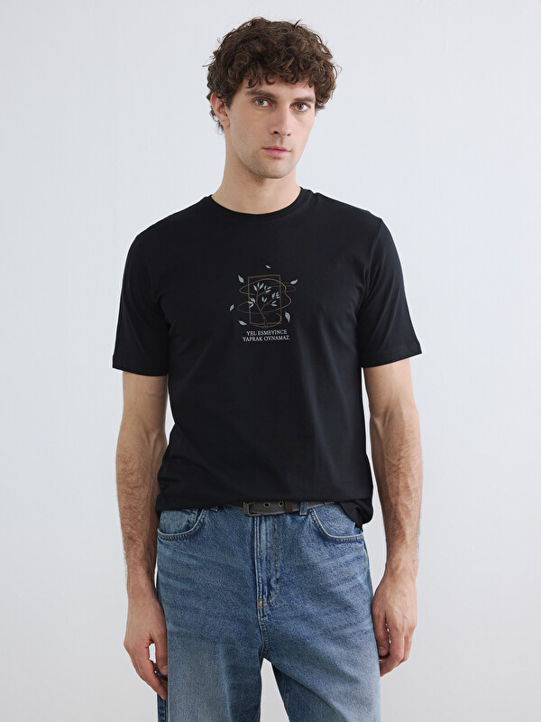 LCWAIKIKI Classic Man BLACK T-Shirt