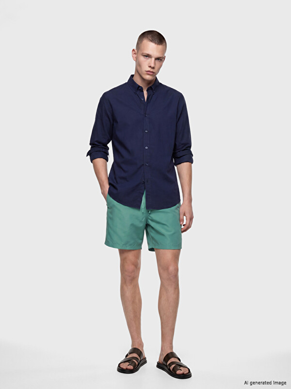 LCW SWIMWEAR Short Length Men's Swimming Shorts