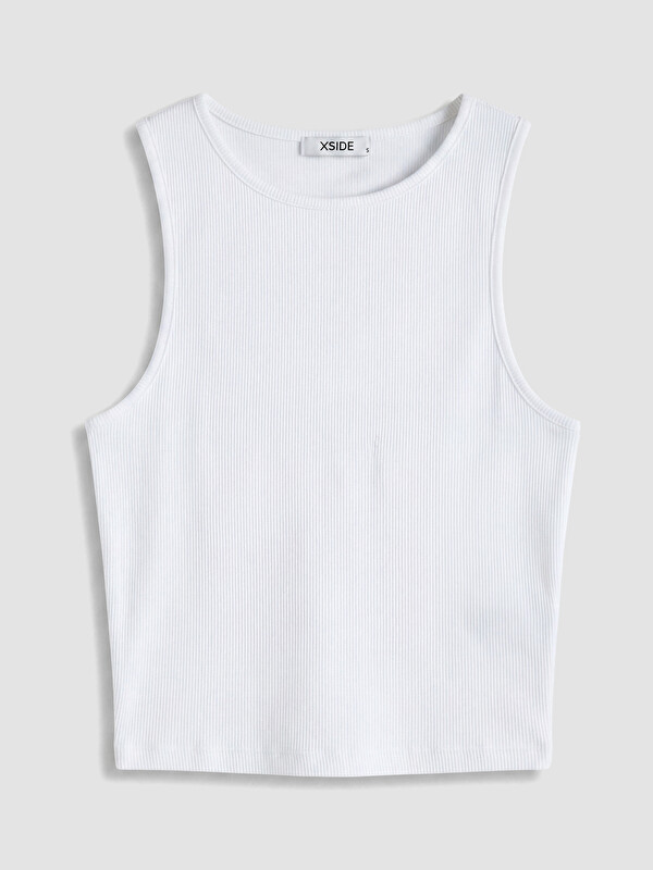 XSIDE Bisiklet Yaka Kaşkorse Kadın Crop