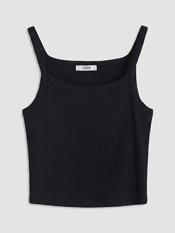 XSIDE U Yaka Kadın Fitilli Crop