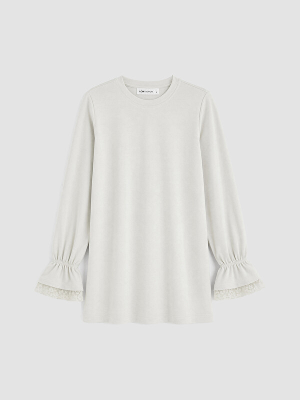 LCW EVERYDAY Woman Grey Sweatshirt Tunic
