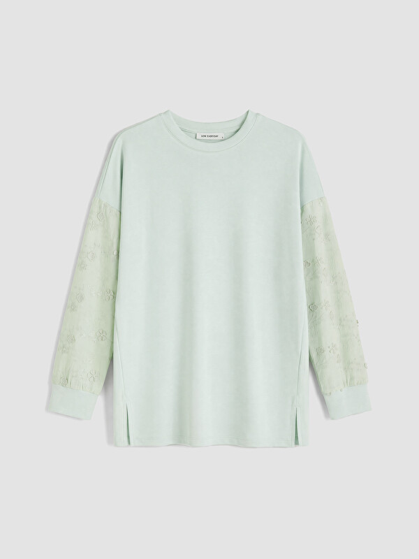 LCW EVERYDAY Soft Touch Oversize Kadın Sweatshirt Tunik