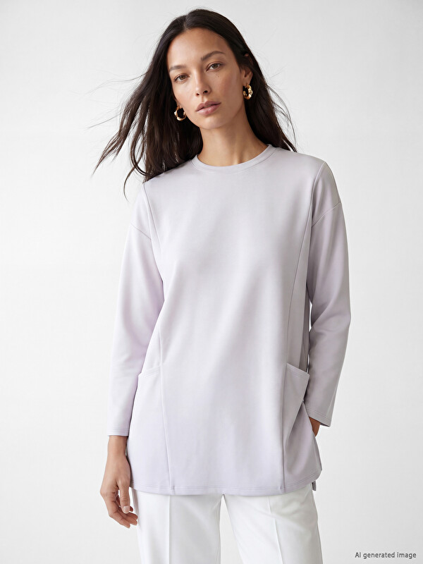 LCW EVERYDAY Soft Touch Kadın Sweatshirt Tunik