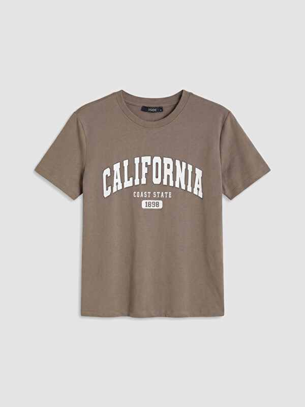 XSIDE California Baskılı Kadın Tişört