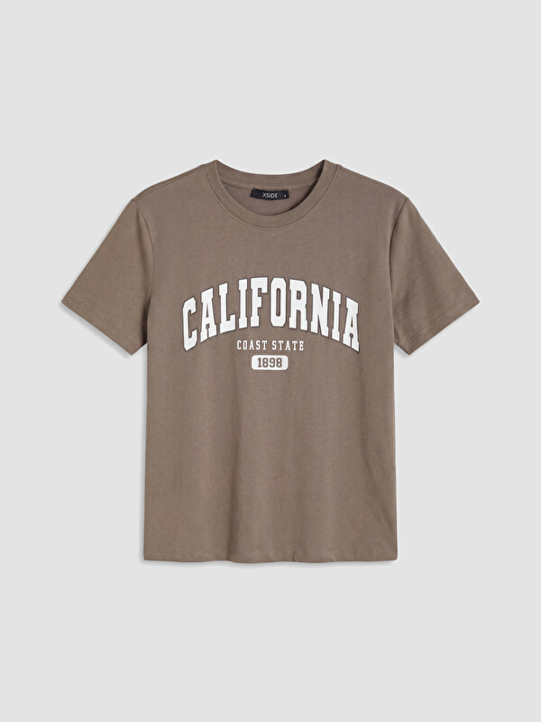 XSIDE California Baskılı Kadın Tişört