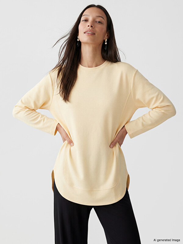 LCW EVERYDAY Oversize Soft Touch Kadın Tunik