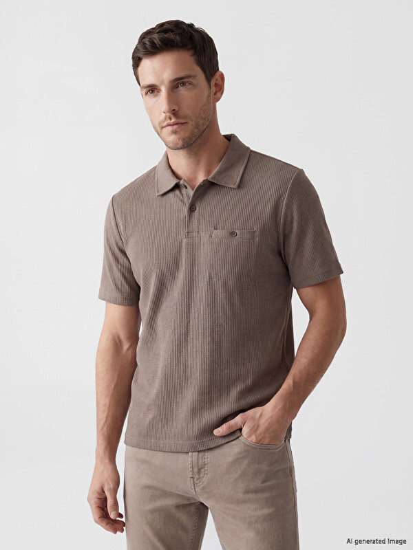 LCWAIKIKI Classic Polo Yaka Erkek Triko Tişört