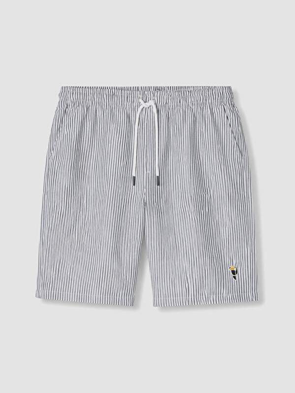 LC WAIKIKI Regular Fit Çizgili Erkek Şort