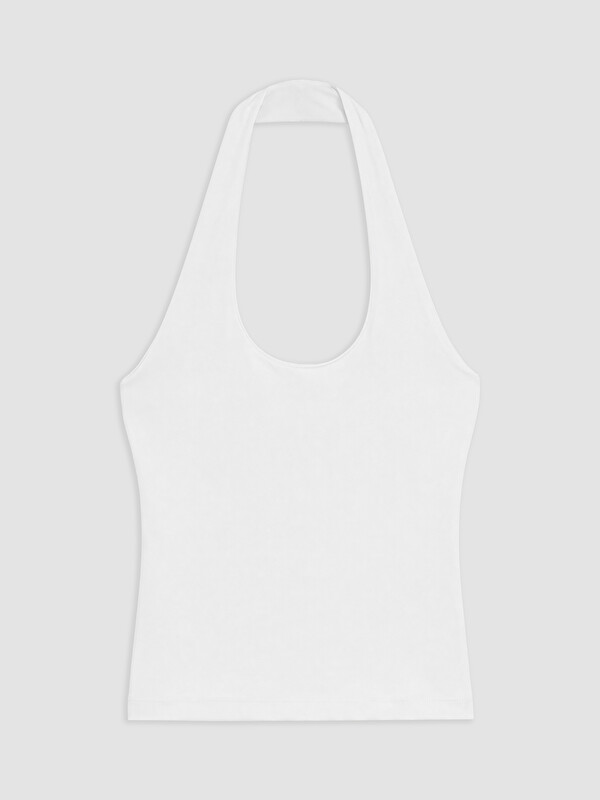 XSIDE Halter Yaka Kadın Crop