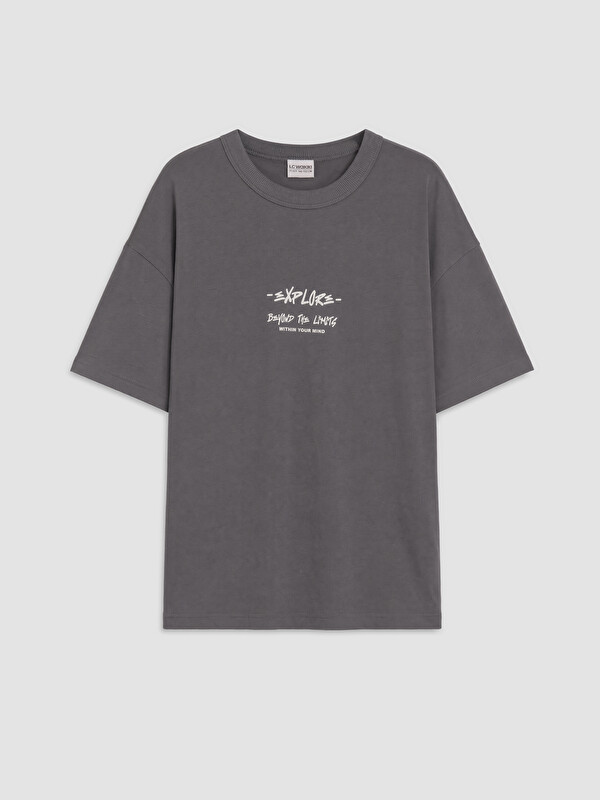 LCW Kids Crew Neck Printed Boys' T-Shirt