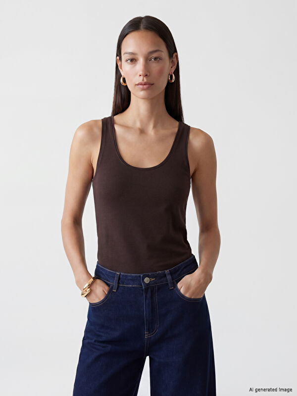 LCW EVERYDAY U Yaka Kadın Atlet
