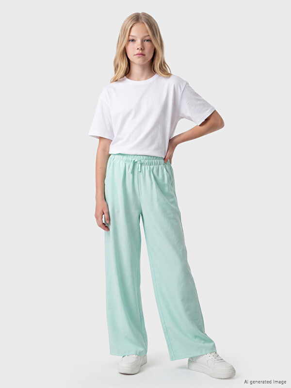 LCW Kids Wide Leg Girls' Trousers