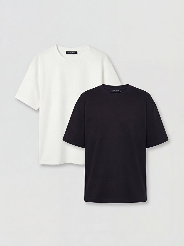 LCW Vision Oversize Erkek Tişört 2'li