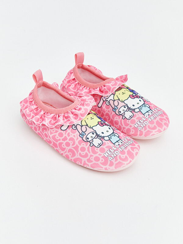 LCW STEPS Hello Kitty Baskılı Kız Çocuk Deniz Ayakkabısı