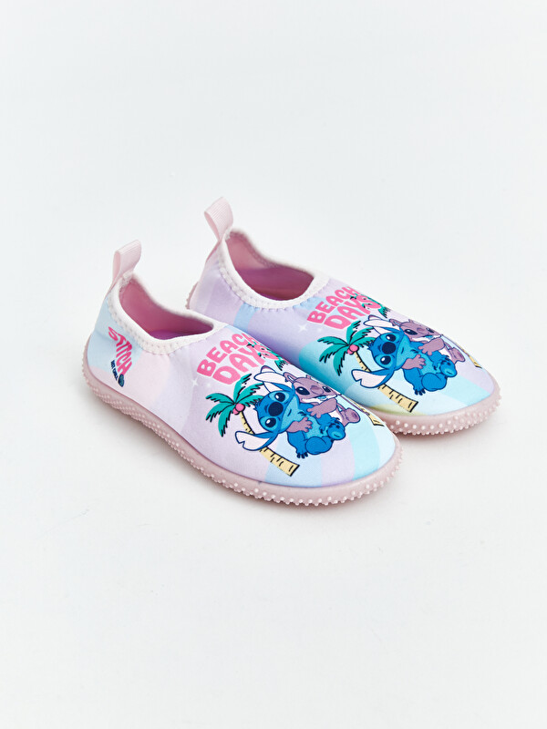 LCW STEPS Lilo & Stitch Baskılı Kız Çocuk Deniz Ayakkabısı