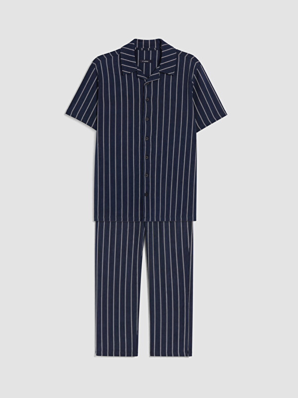 LC WAIKIKI Regular Fit Çizgili Erkek Pijama Takım