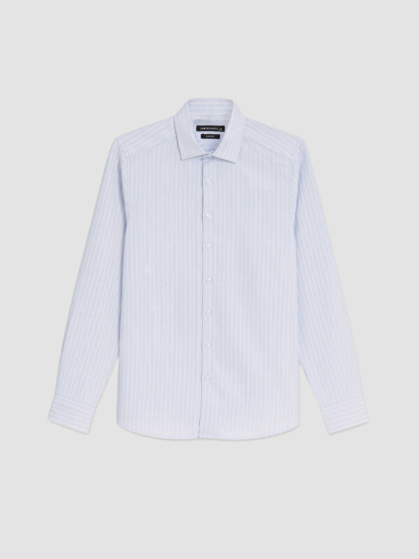 LCW BUSINESS Slim Fit Çizgili Erkek Gömlek