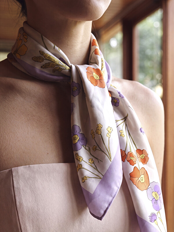 LCW ACCESSORIES Çiçek Desenli Kadın Bandana
