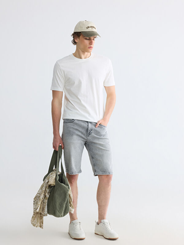 LCW Jeans Regular Fit Erkek Jean Şort