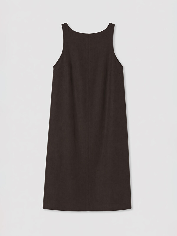 LCW Vision A-Cut Linen Blend Mini Dress