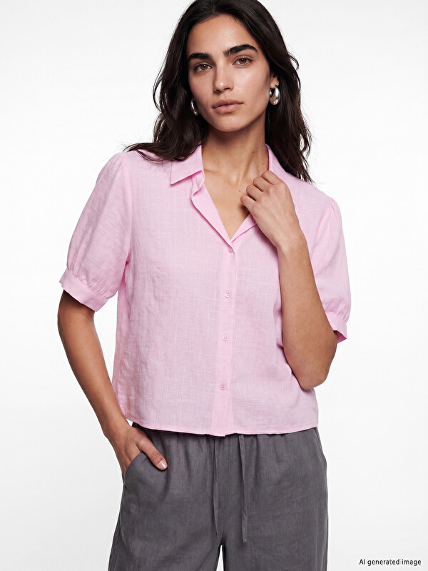 LCW Vision Regular Fit Kadın Gömlek